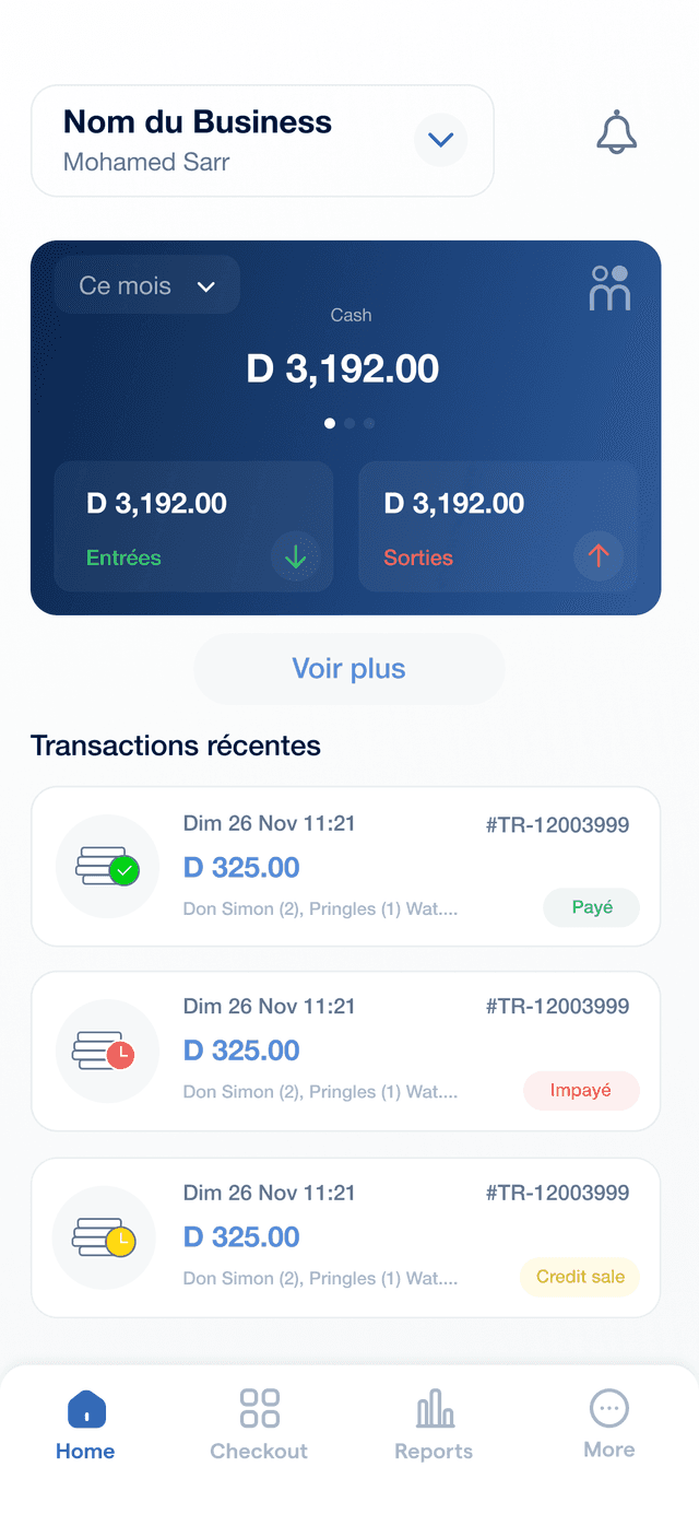 Limm App Dashboard